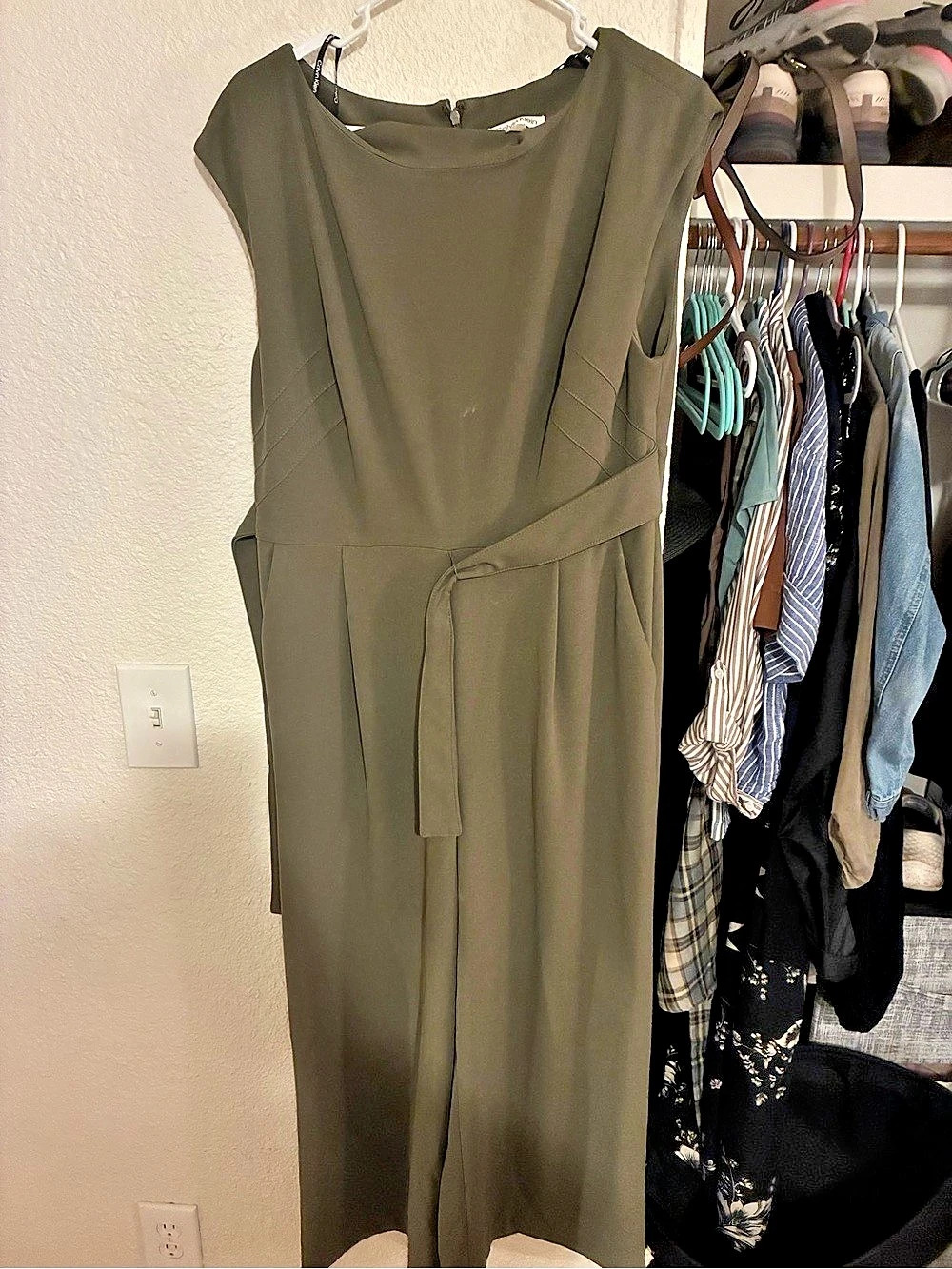 Calvin Klein Green Maxi Dress Size 12